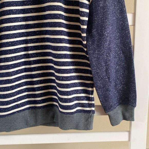 Hanna Andersson Boys Blue Striped Sweatshirt Size 12 - Picture 3 of 12